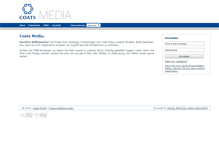 Tablet Screenshot of coats-media.de
